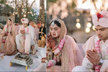 Neeraj Chopra and Himani Mor’s ivory and blush pastel looks ace sophisticated wedding style